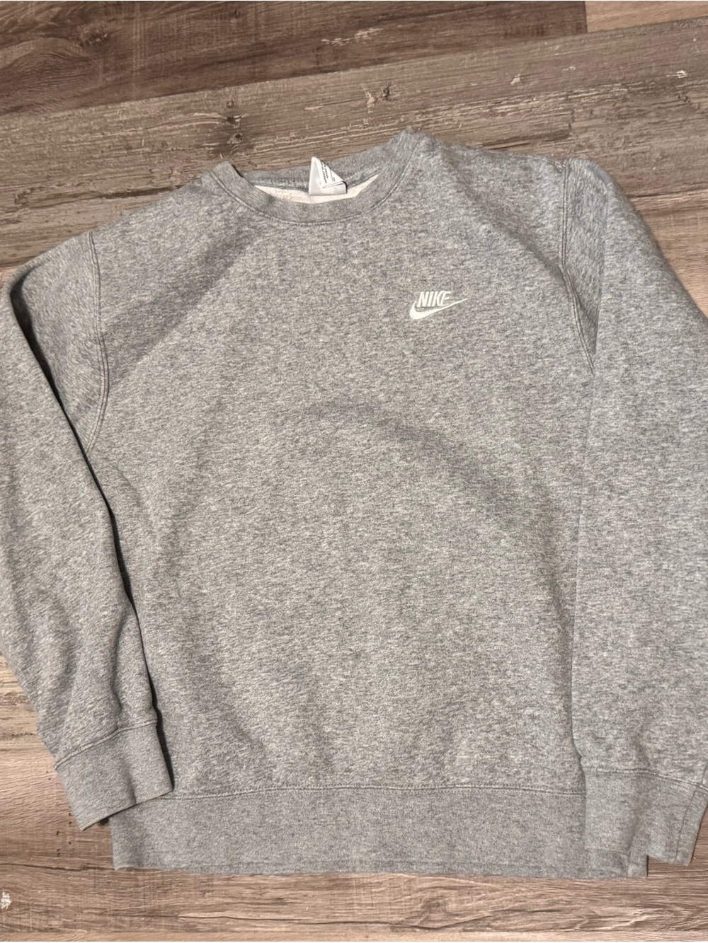 Nike Men's Heather Gray Crewneck Sweatshirt